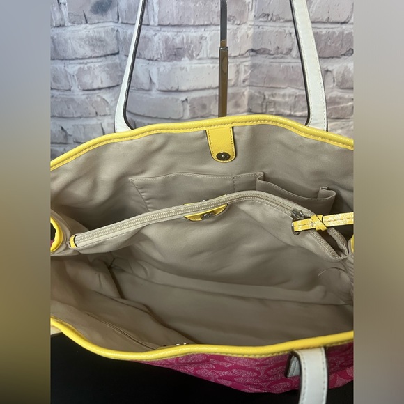 EUC Coach Carryall Tote - Pink Lemonade - Picture 7 of 15